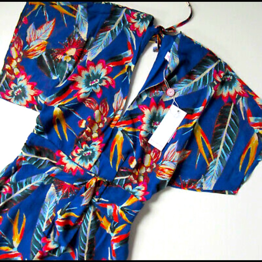 NWT Red Carter Vivian Jumper in Paradise Floral